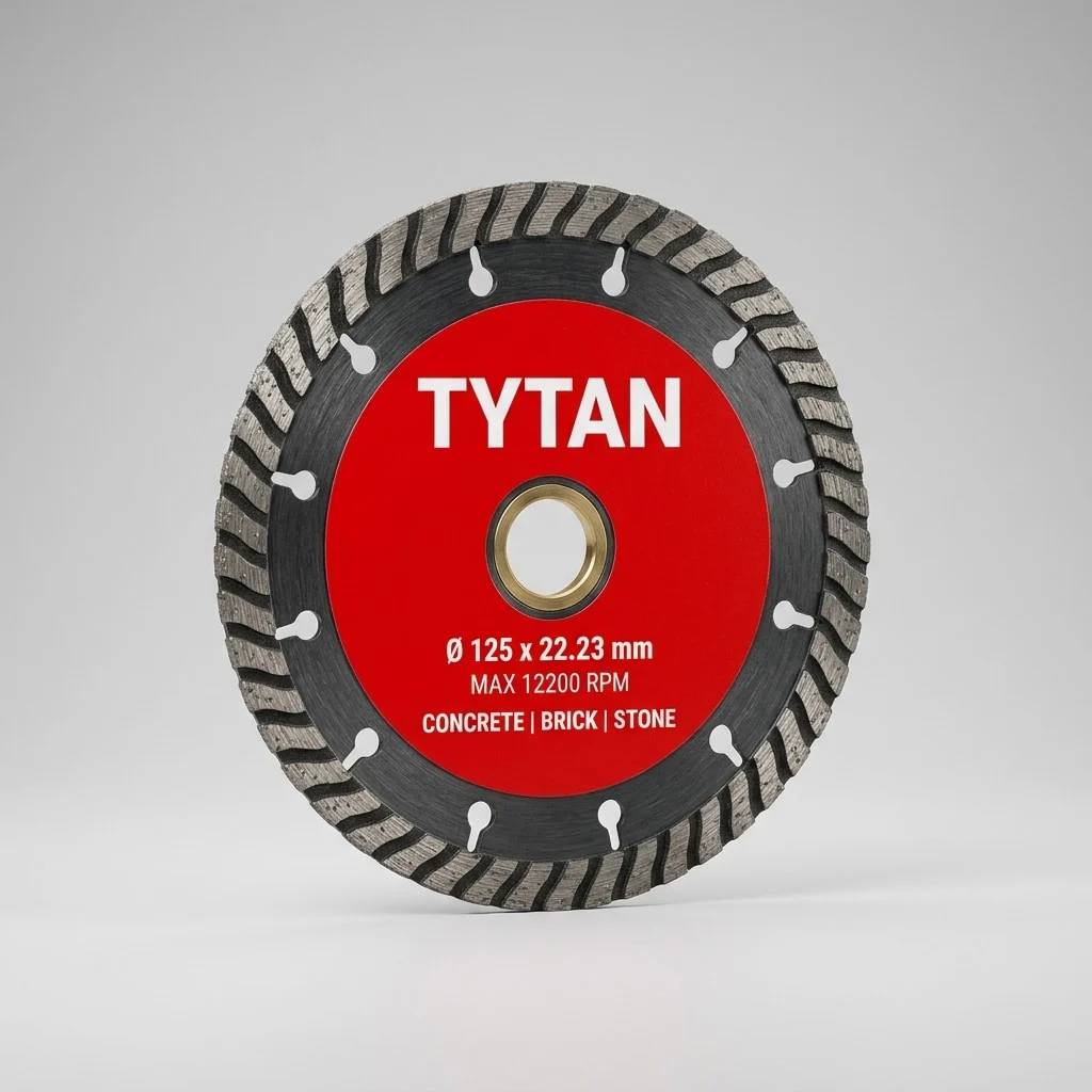 Tarcza Diamentowa Tytan Turbo 125 mm do Betonu